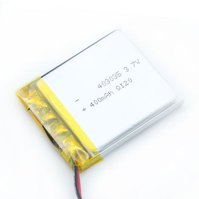 Hohe Kapazität Lipo-Batterie der Sicherheits-flache Lithium-Polymer-Batterie-0.1A-5A 403035